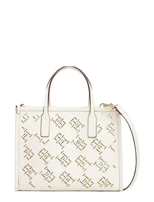 Th City Mini Tote Mono Tommy Hilfiger Cream