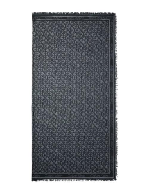 Ap Mngrm Jcqrd Scrf Calvin Klein Black