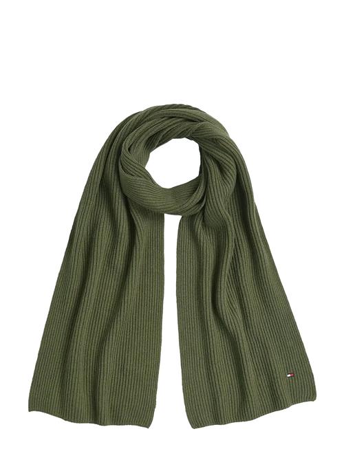 Th Flag Pima Cotton Cash Scarf Tommy Hilfiger Green