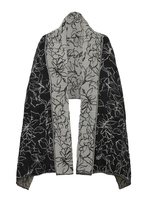 Scarf Flowery Desigual Black