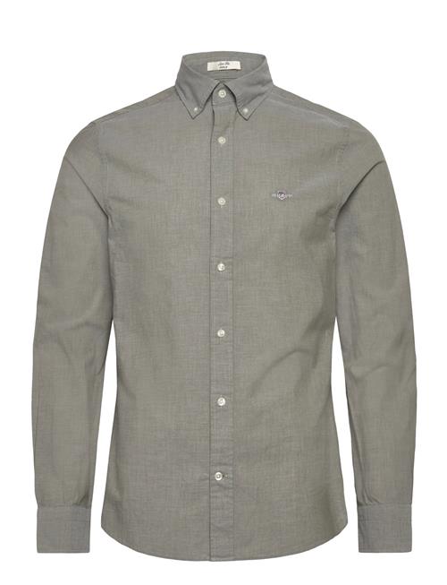 Slim Classic Poplin Shirt GANT Grey