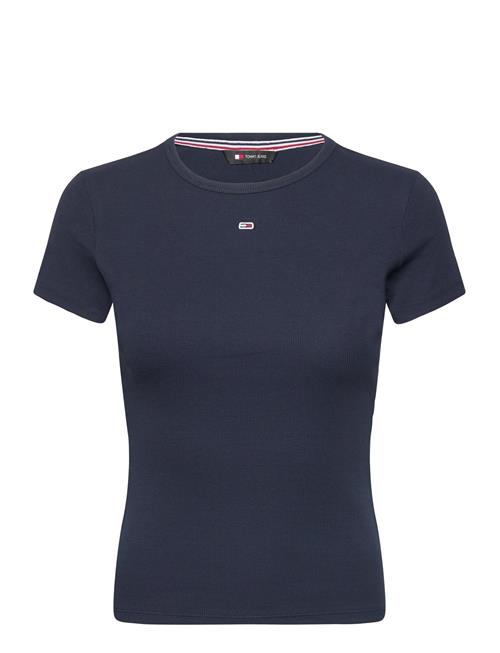 Tjw Slim Essential Rib Ss Tommy Jeans Navy