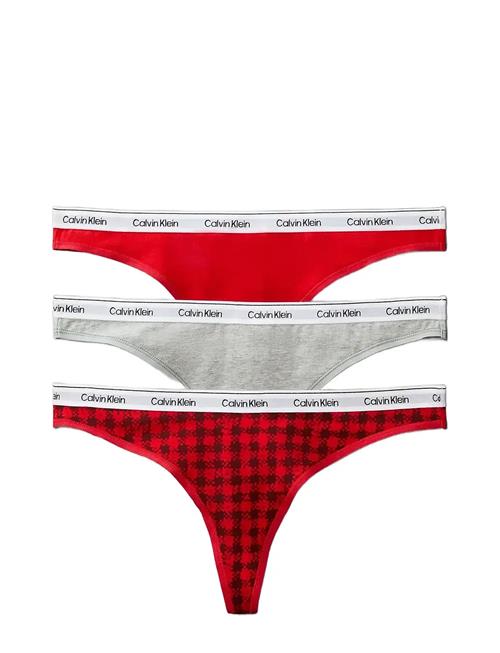 Thong 3Pk Calvin Klein Red