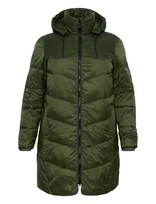 Kcsusanna Coat Kaffe Curve Khaki