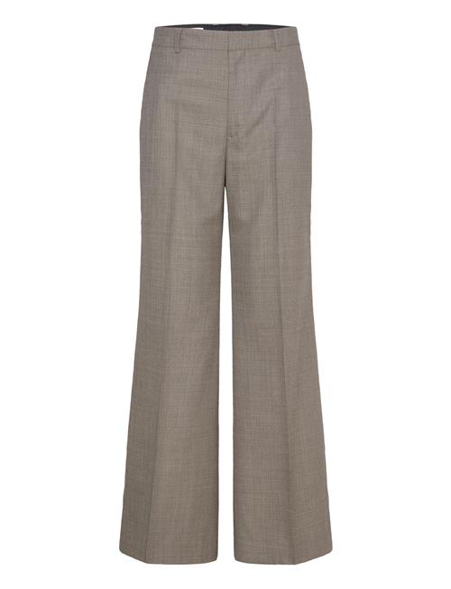 Wool Blend Flare Trousers Filippa K Brown