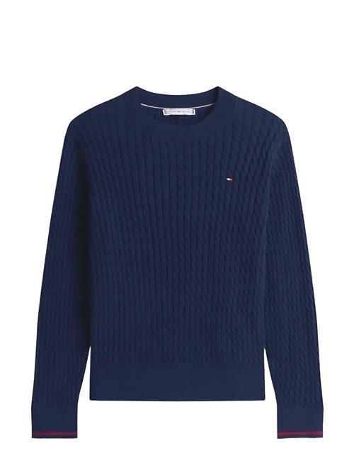 Co Cable Fine Gg C-Nk Ls Swt Tommy Hilfiger Navy
