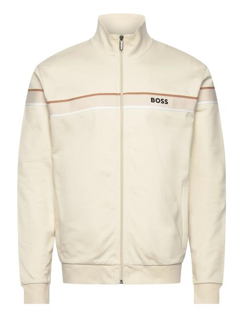 Iconic Jacket Zip BOSS Cream