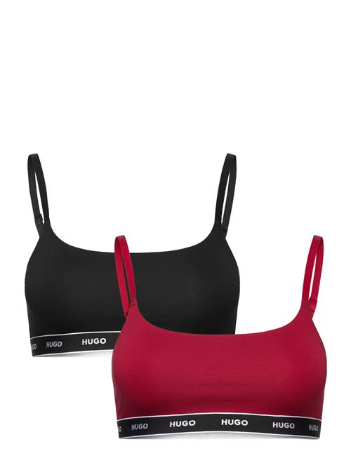 Twin Bralette Stripe HUGO Red