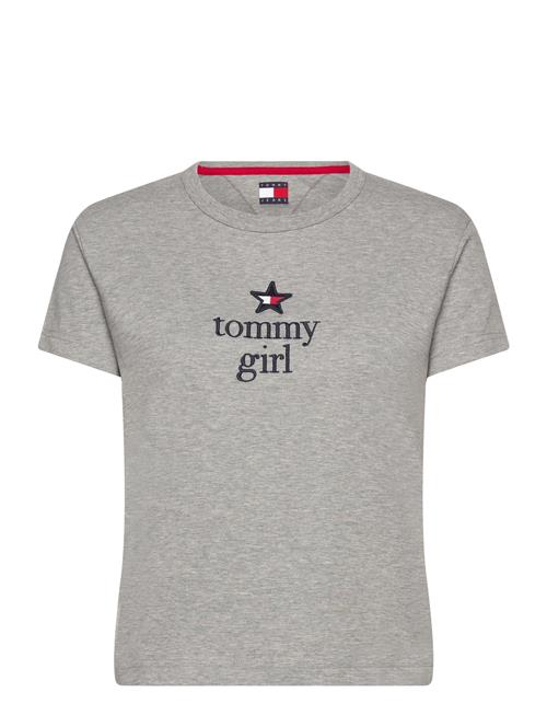 Tommy Girl Graphic T-Shirt Tommy Jeans Grey