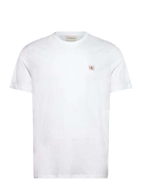 Ss Badge 30S Jersey Classic Tee Calvin Klein Jeans White