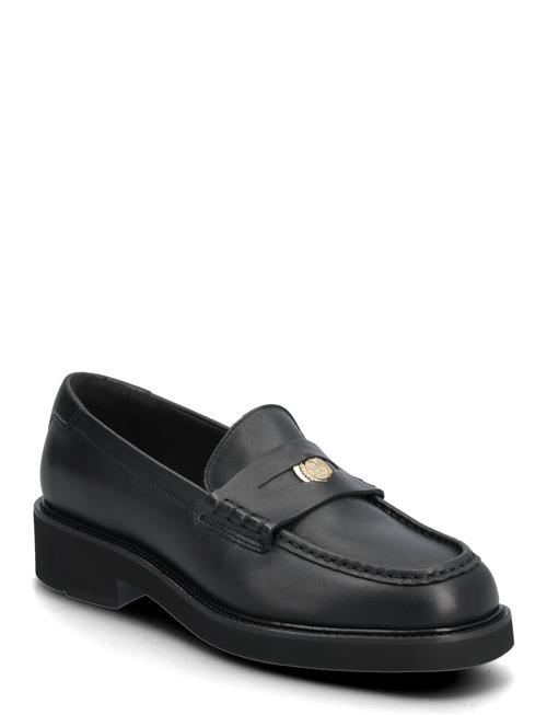 Crest Squarish Toe Penny Loafer Tommy Hilfiger Black