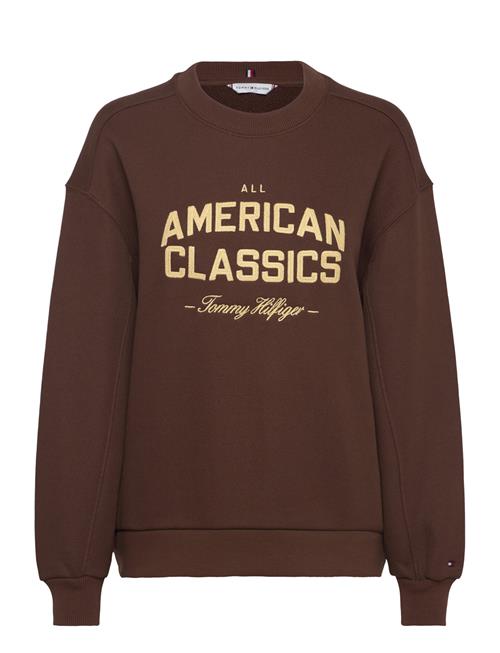 Varsity Mdrn Terry Swtshrt Tommy Hilfiger Brown