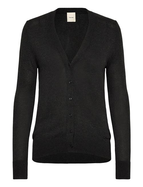 Fine Gauge Viscose Cardigan Calvin Klein Black