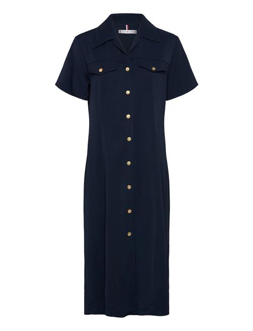 Vis Twill S/S Shirt Dress Tommy Hilfiger Navy