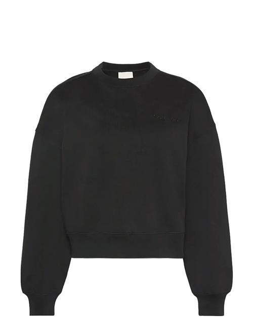 A- Logo Emb French Terry Crewnec Calvin Klein Black