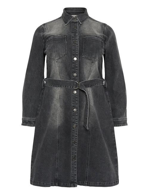 Kcally Denim Dress Kaffe Curve Black