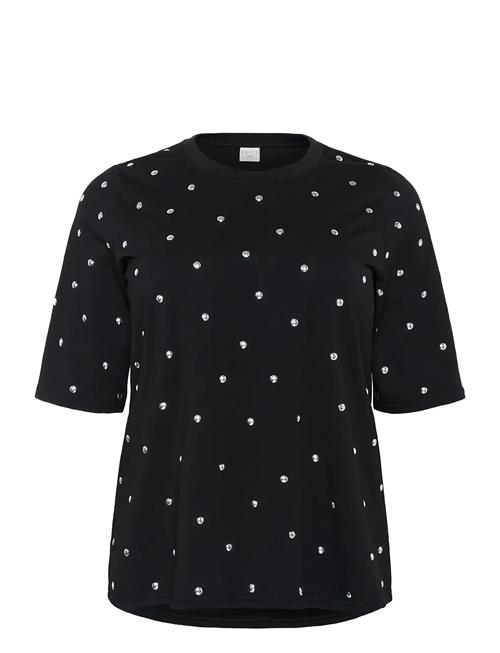 Kchelena T-Shirt Kaffe Curve Black