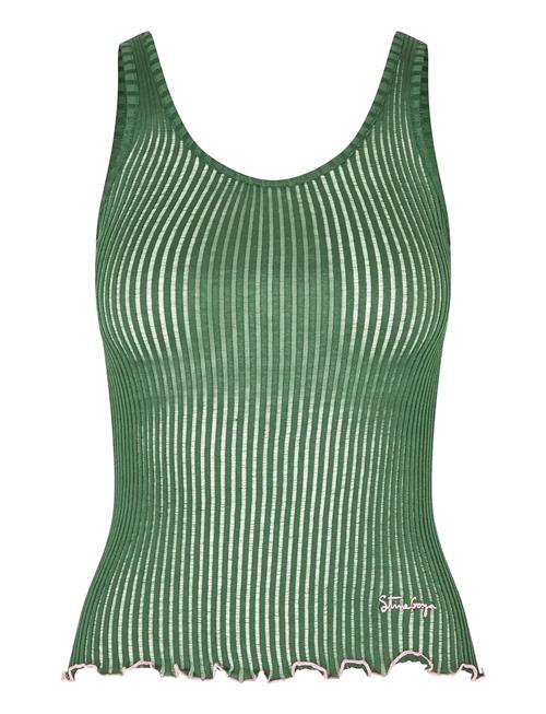 2355 Lux Seamless, Scoopneck Tank T STINE GOYA Black