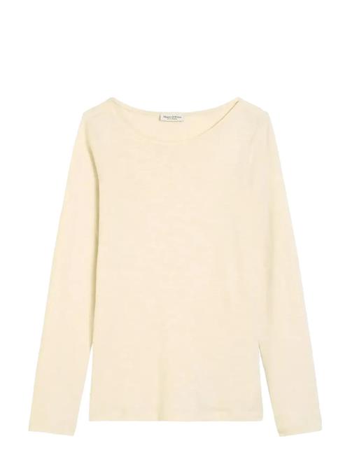 T-Shirts Long Sleeve Marc O'Polo Cream