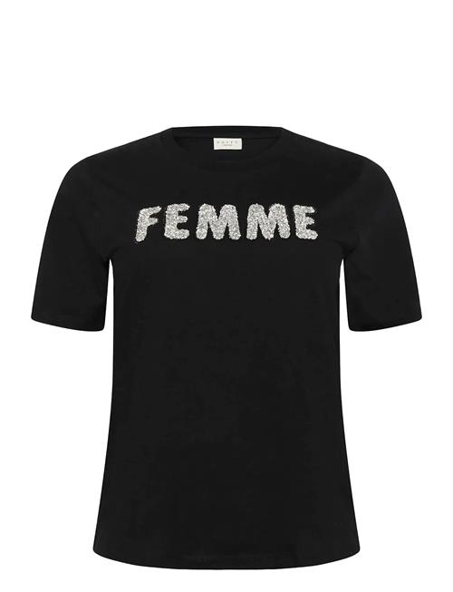 Kcariana T-Shirt Kaffe Curve Black