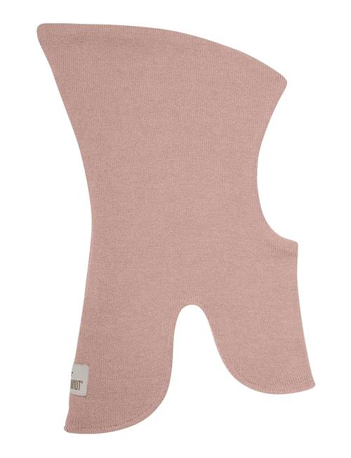Balaclava Wool Knit Windstop Huttelihut Pink
