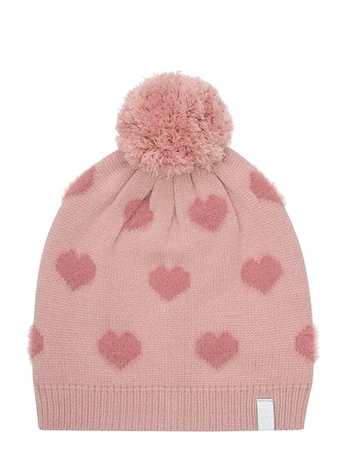 Soft Teddy Pile Knit W. Hearts Minymo Pink