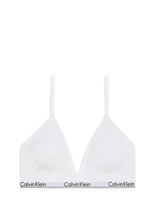 Lightly Lined Triangle Calvin Klein White