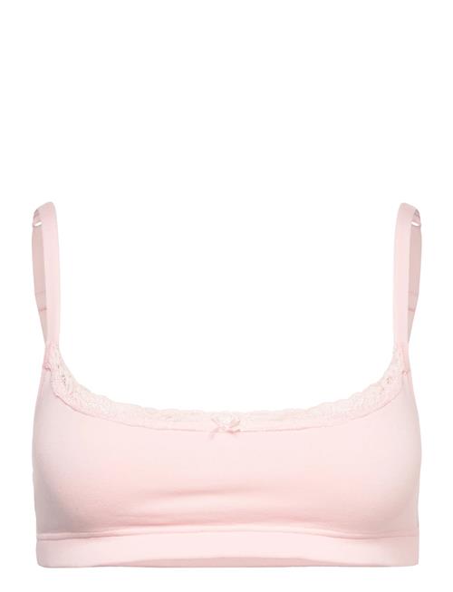 Flex Lace Scoop Bralette Organic Basics Pink