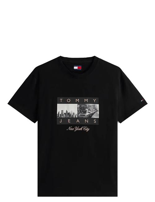 Tjm Reg Photo Flag Ss Tee Tommy Jeans Black