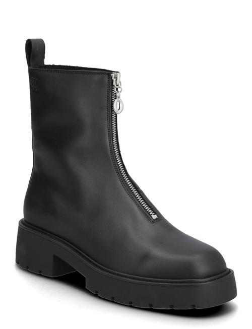 Chunky Front Zip Boot Calvin Klein Black