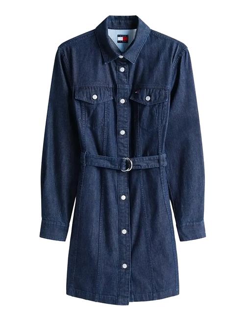 Denim Belted Dress Tommy Jeans Blue