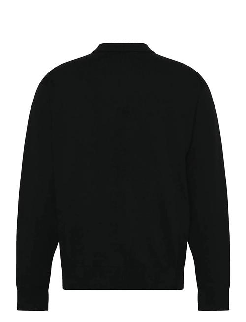 Eu Ls Cotton Relaxed Crewnk Swea Calvin Klein Jeans Black