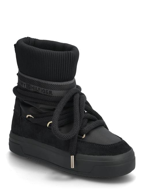 Tommytech Logotape Snowboot Warm Tommy Hilfiger Black