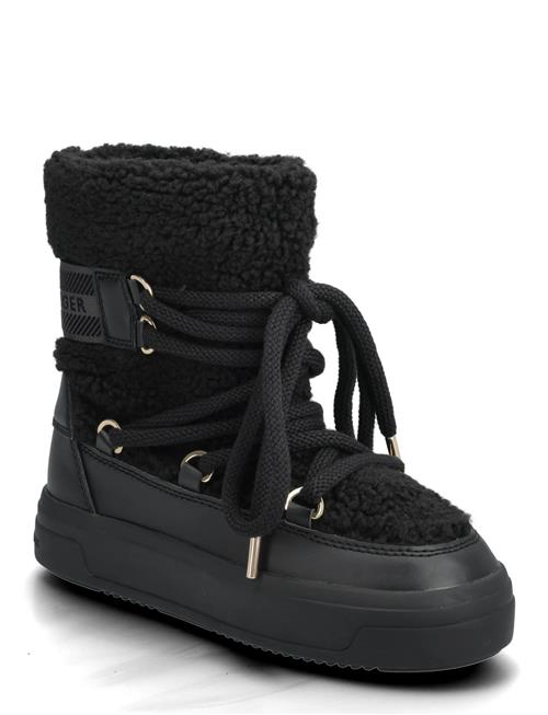 Faux Shearling Snowboot Tommy Hilfiger Black