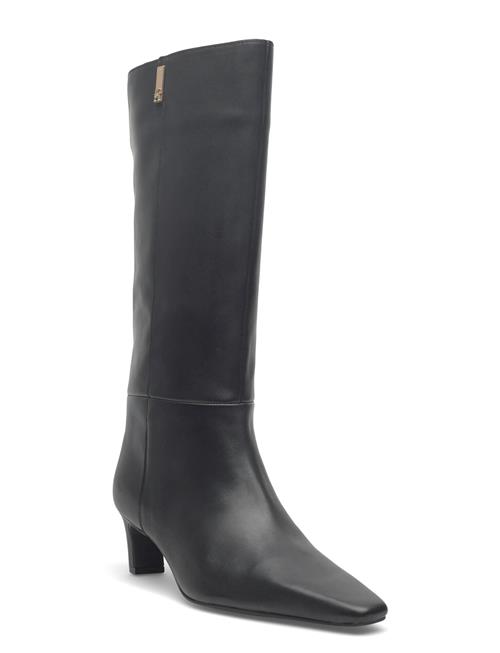 Th Square Toe Kitten Long Boot Tommy Hilfiger Black