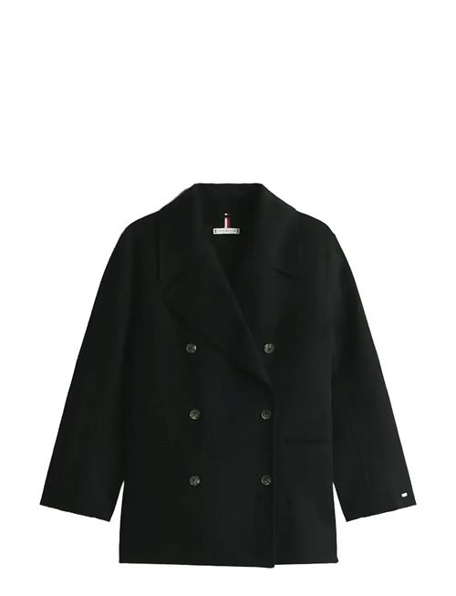Df Wool Blend Reg Peacoat Tommy Hilfiger Black