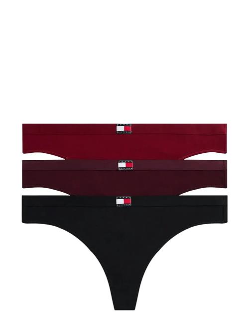 3 Pack Thong Tommy Hilfiger Black