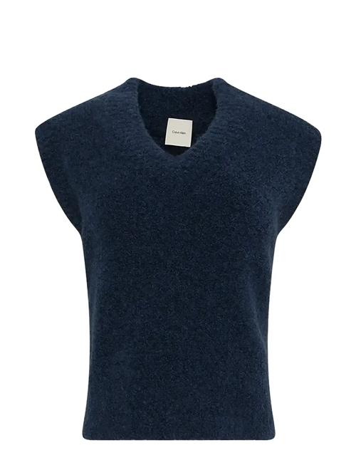 Over D Boucle Vest Calvin Klein Jeans Navy