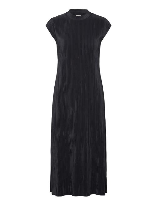 Plisse Maxi Dress Calvin Klein Black