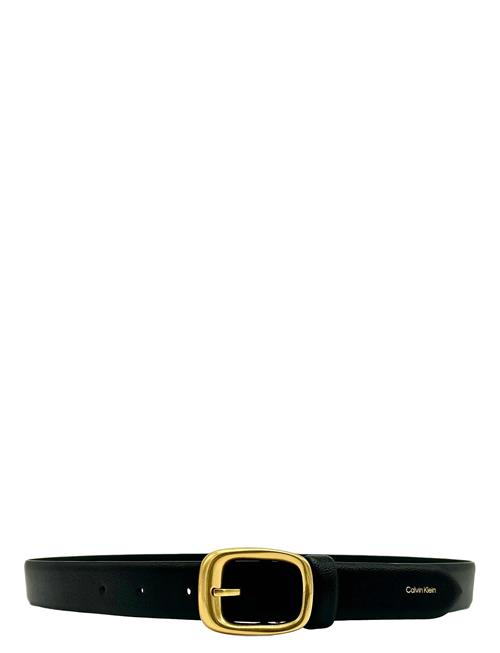 Chunky Buckle Pebble Strap 30Mm Calvin Klein Black