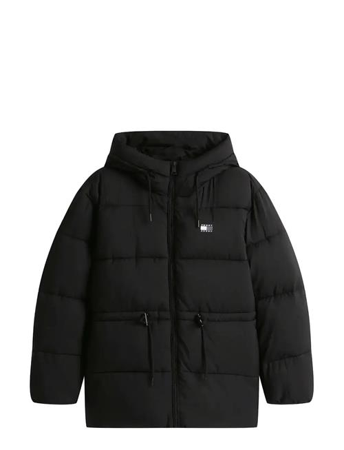 Tjw Hooded Midi Puffer Jacket Tommy Jeans Black