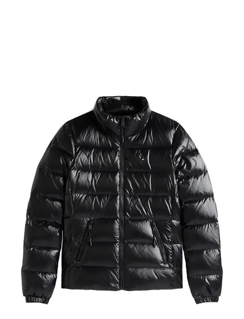 Tjw Slim Zip Print Down Jacket Tommy Jeans Black