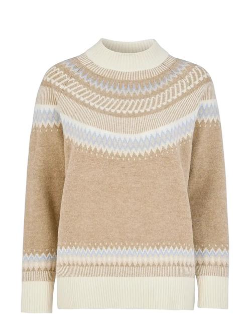 Jennifer Fair Isle Sweater Newhouse Beige