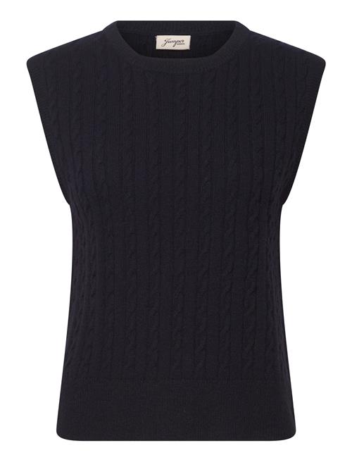 Ria Vest Jumperfabriken Black