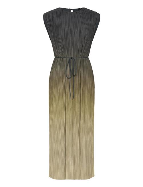Xena Pleated Ombre Midi Dress French Connection Khaki