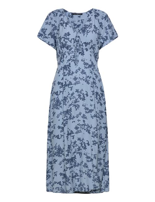 Isla Lizzie Crepe S/S V Nk Dre French Connection Blue