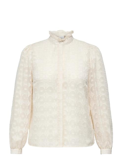 Carchloey L/S Shirt Wvn ONLY Carmakoma Cream