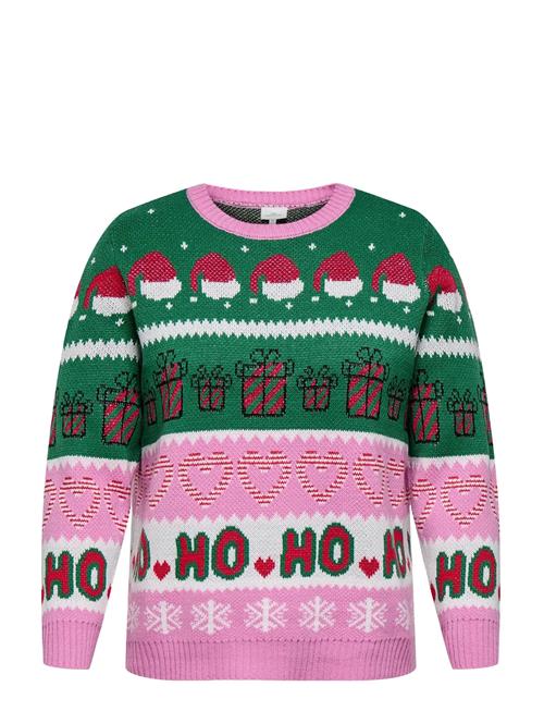 Carhoho X-Mas Ls Pullover Knt ONLY Carmakoma Pink