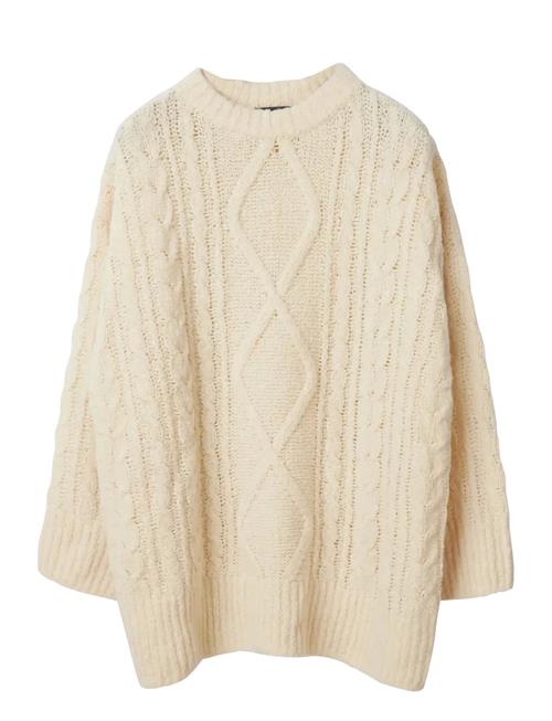 Chunky Cable Knit Sweater Lexington Clothing Cream