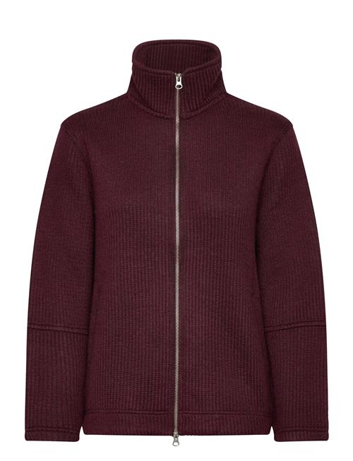 Seven Women Wool Brixtol Textiles Burgundy